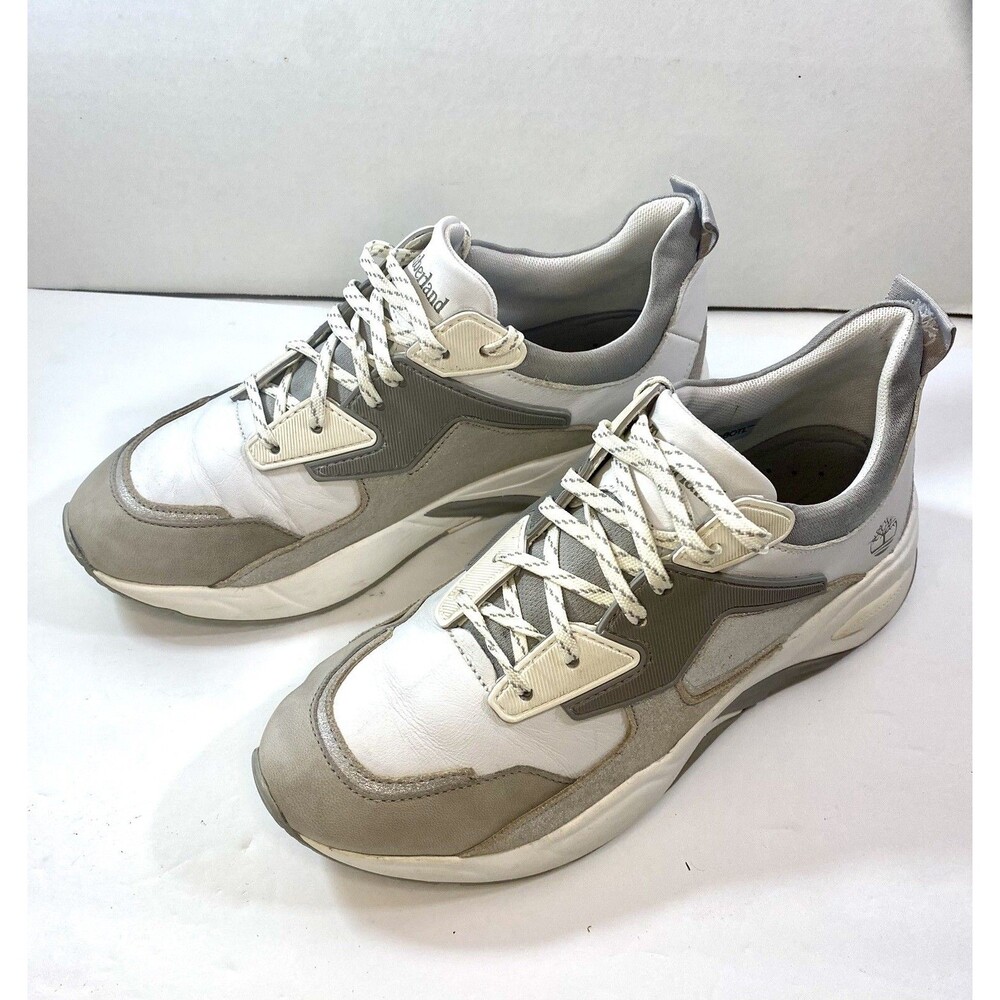 Timberland Shoes Women  Sneakers Size 7.5  A2APR Leather Gray Silver